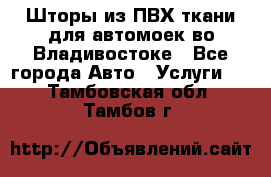 Шторы из ПВХ ткани для автомоек во Владивостоке - Все города Авто » Услуги   . Тамбовская обл.,Тамбов г.